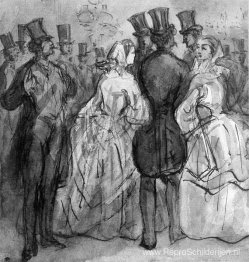 In het Theater (Au foyer du théatre; Dames en heren)