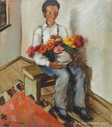 Kleine tuinman (portret van Constantin)