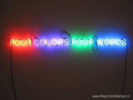 Vier kleuren Vier woorden