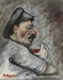 Drinkende man