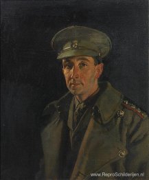 Portret van kapitein Wood van de Royal Inniskilling Fusiliers 19