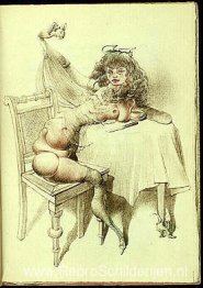 Illustratie voor Oeillades ciselées en branche (Blik op de tak)