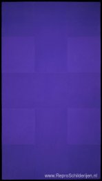 Abstract schilderij: blauw