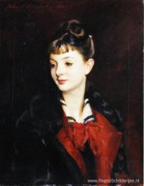 Portret van mademoiselle Suzanne Poirson