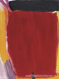 Zwart met rood