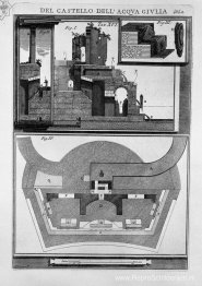 Verhoging van de binnenmuur van de ruïnes van het kasteel en de