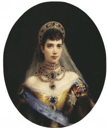 Portret van Maria Feodorovna (Dagmar van Denemarken)