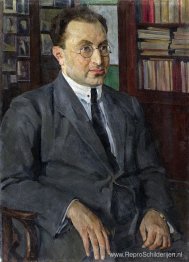 Portret van de dichter Grigory Shirman