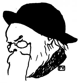 Franse dichter Paul Verlaine uit Le Livre des masques