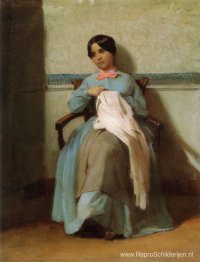 Portret van Léonie Bouguereau