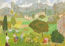 Paysage Vert-anime