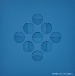 Gebogen interface van lichtblauw