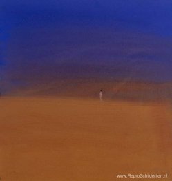 Figuur op strand
