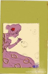 Meisjes met olijfgroene randen