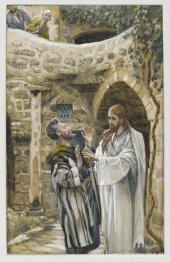 Jezus geneest een stomme, bezeten man