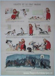 Lolotte en magere kat
