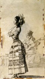 Meisje dat naar een gitaar luistert