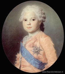Portret van Lodewijk van Frankrijk