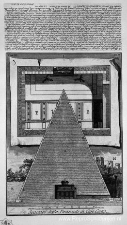De Romeinse oudheden, t. 3, Plaat XLV. Dwarsdoorsnede van de pir