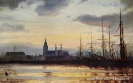 Avond in de haven