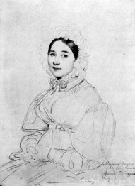 Mevrouw Jean Auguste Dominique Ingres, geboren Madeleine Chapell