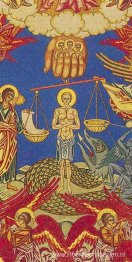 Oordeel. Schets van muurschilderingen voor de kerk van de Hemelv