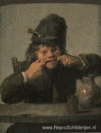 Jongeren die een gezicht trekken