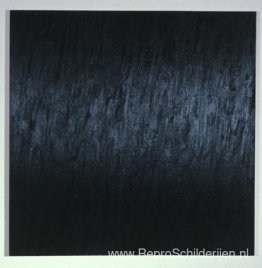 Zwart schilderij VIII: ultramarijnblauw, gebrande omber
