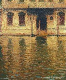 Uitzicht op het paleis in Venetië