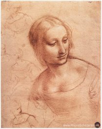 Studie voor Madonna met de Yarnwinder