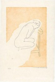 Naakte gestripte bruid