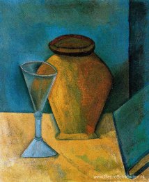 Pot, glas en boek