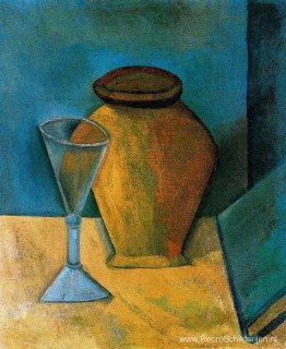 Pot, glas en boek