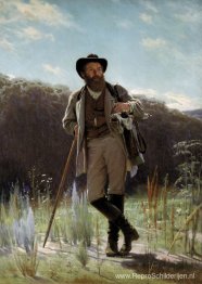 Portret van de schilder Ivan Shishkin