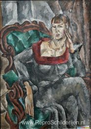 Portret van actrice Vizarova