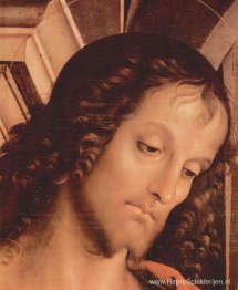 Madonna op de troon met Sint-Jan de Tufer en Sint-Sebastiaan (de