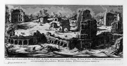 De Romeinse oudheden, t. 1, Plaat XXVIII. "Thermen van Titus" (e