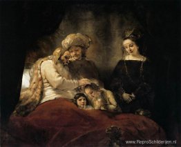 Jacob zegent de kinderen van Jozef