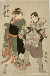 Segawa Kikunojo III en Bando Mitsugoro II
