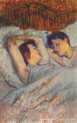 In bed