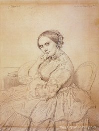 Mevrouw Jean Auguste Dominique Ingres, geboren Delphine Ramel