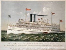 De Steamer Puritan, onderdeel van de 'oude' Fall River Line