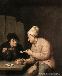 Pijpen en drinken in de taverne