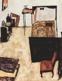 Schiele's kamer in Neulengbach