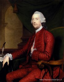 Portret van John Simpson, uit Bradley Hall, Northumberland