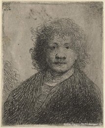 Zelfportret met brede neus