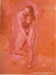 Naakt, studeer voor "Harem"