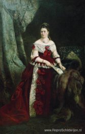 Portret van Vera Zubova