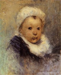 Portret van een kind (Aline Gauguin)