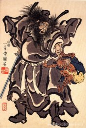 Shoki en Demon, Edo-periode